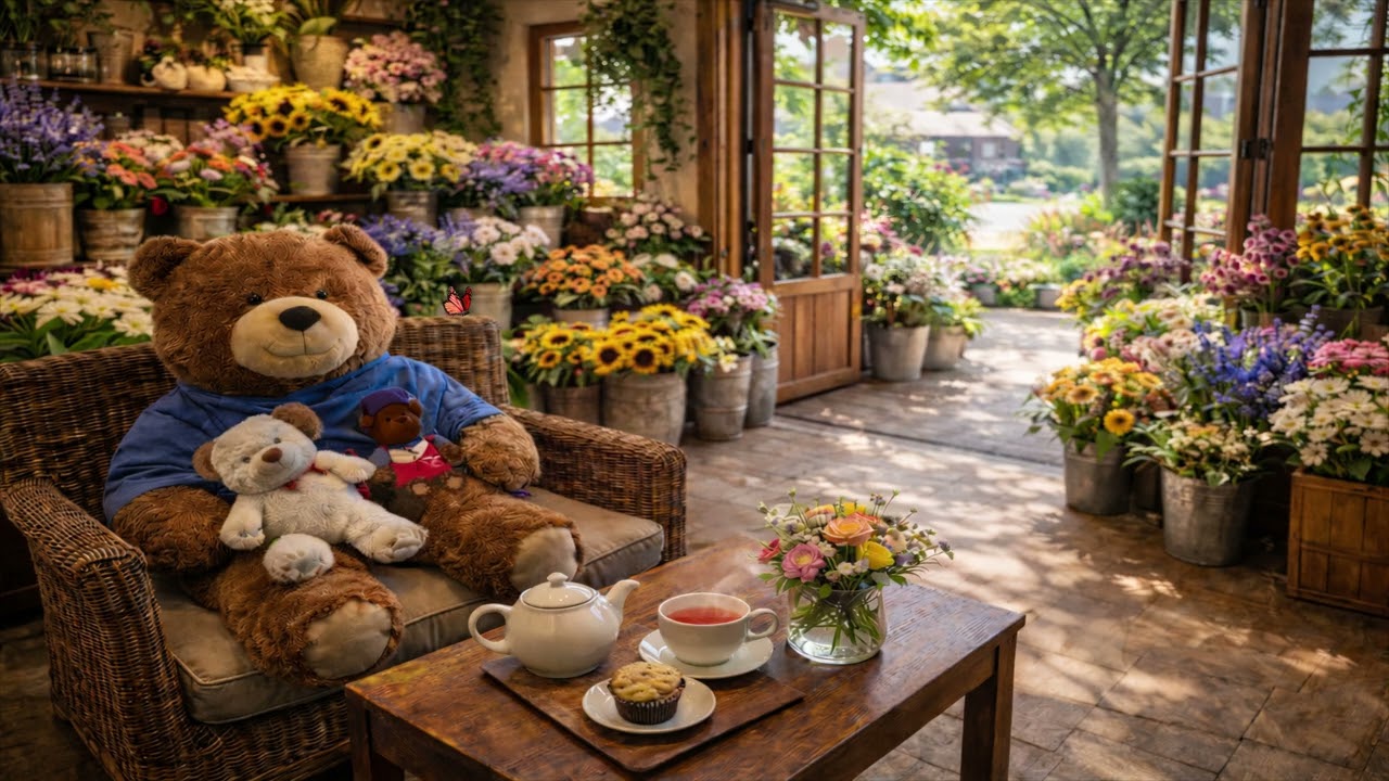 Cozy Flower Shop Ambiance Relaxing Piano Paddy and Friends