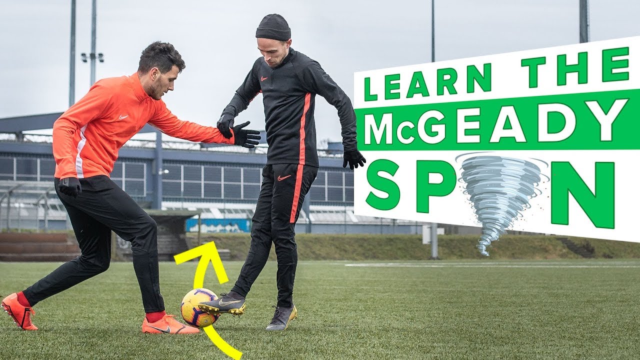 This football skill will beat any defender | Learn McGeady spin