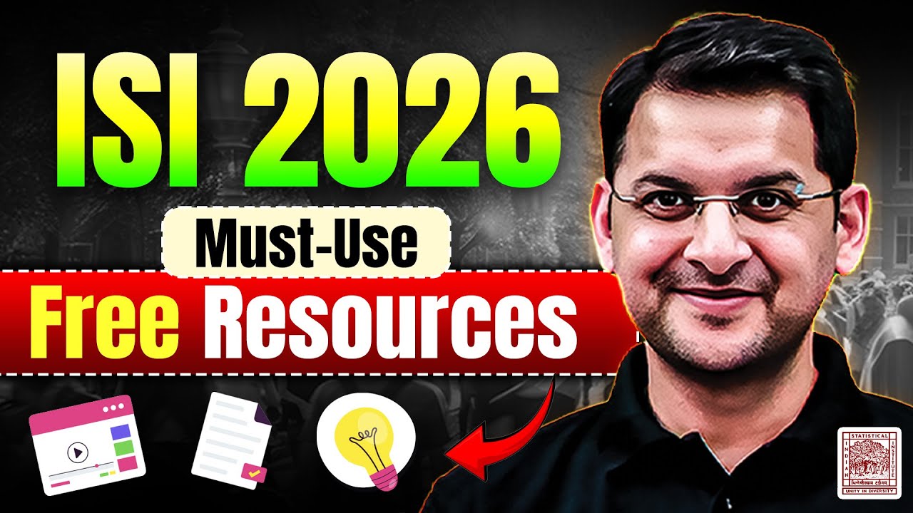 Best Free Resources for ISI CMI Preparation | Abhay Sir | VOS