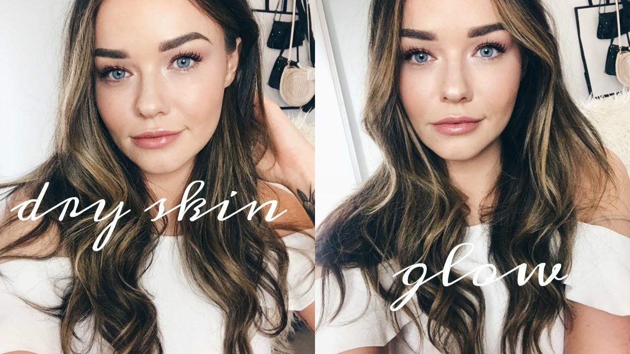 Natural Glowing Makeup for Dry Dehydrated Skin | Michelle Crossan