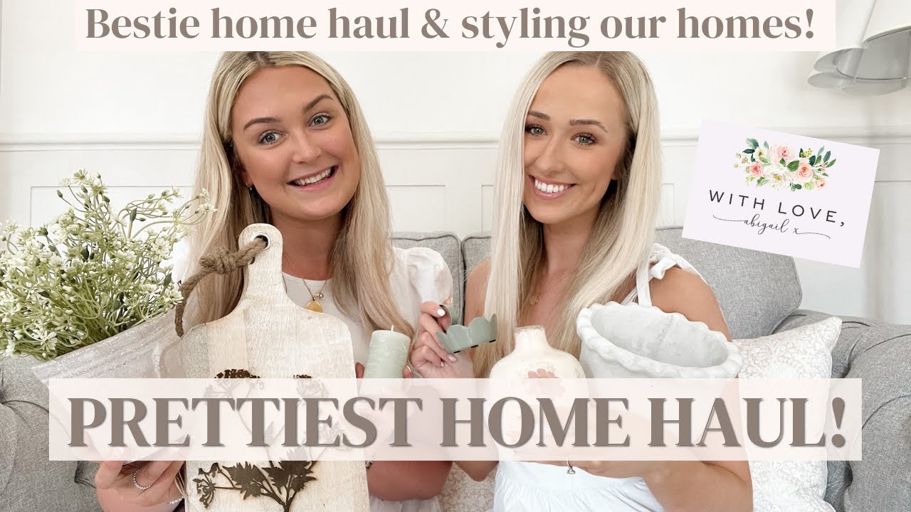 PRETTIEST HOME HAUL | Home decor haul modern country styling | Small business | Bestie interiors!!!