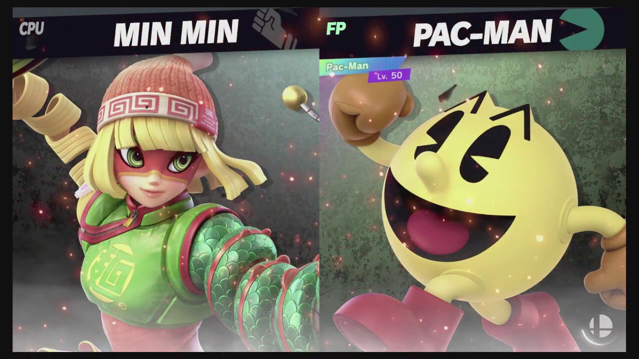 Super Smash Bros Ultimate Amiibo Fights  – Min Min & Co #36 Min Min vs Pac Man