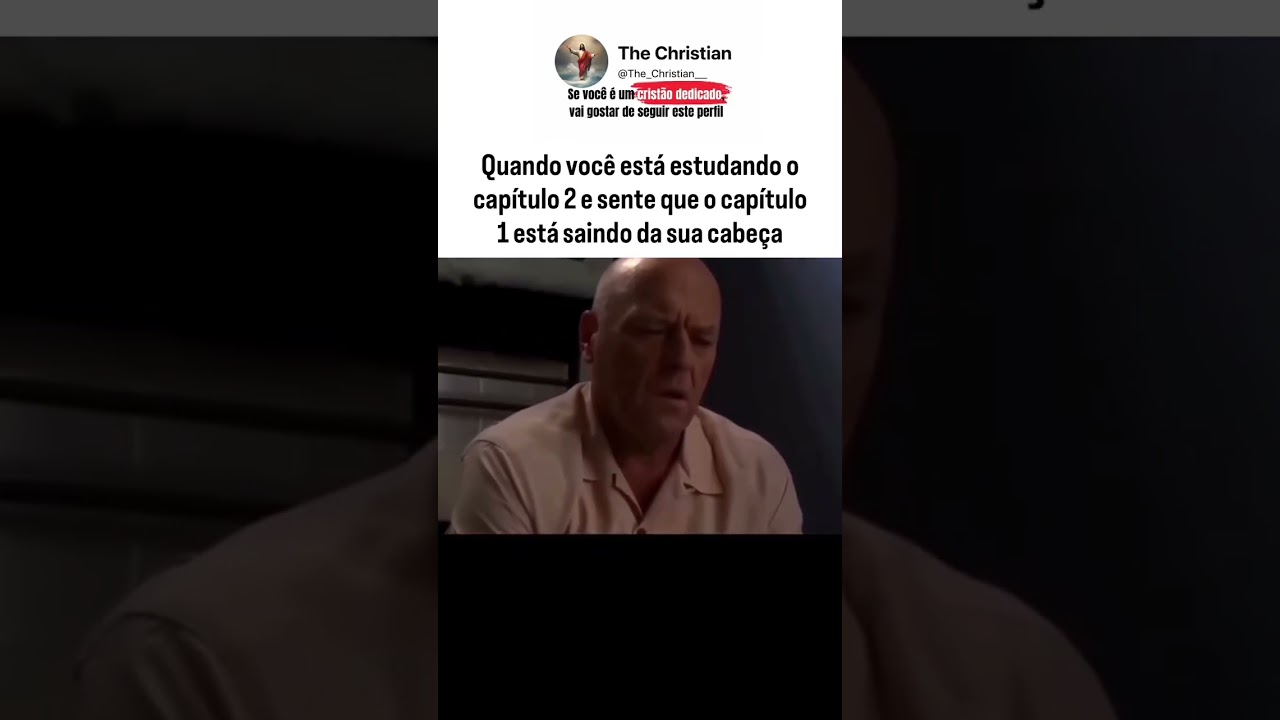 Quando você está estudando o capítulo 2 e sente que 
