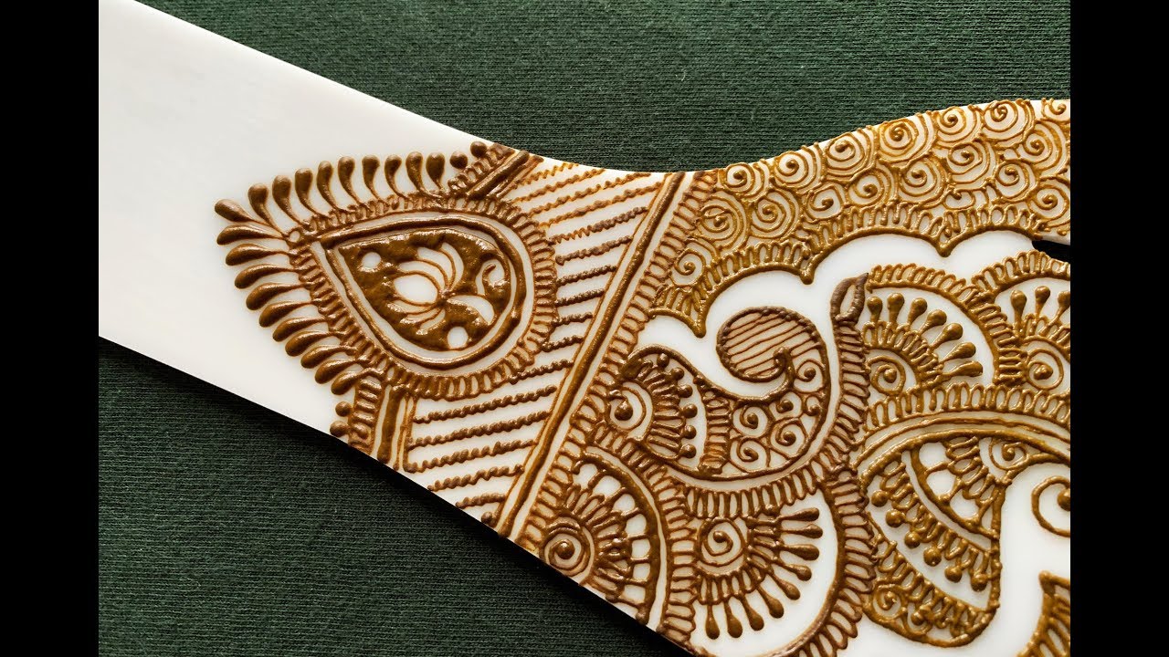 EASY FULL HAND KARVACHAUTH MEHNDI HENNA DESIGN TO DO