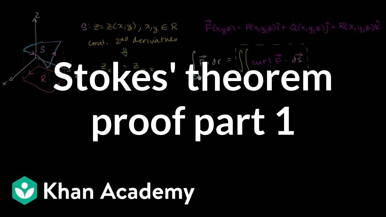 Stokes' theorem proof part 1 | Multivariable Calculus | Khan Academy