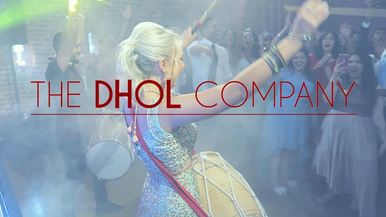 The DHOL Company  |  First Ever English Bride to do her own Wedding Dhol performance