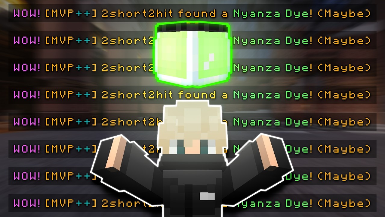 Random Dye Grind: Nyanza Dye  (Week 3) | Hypixel Skyblock