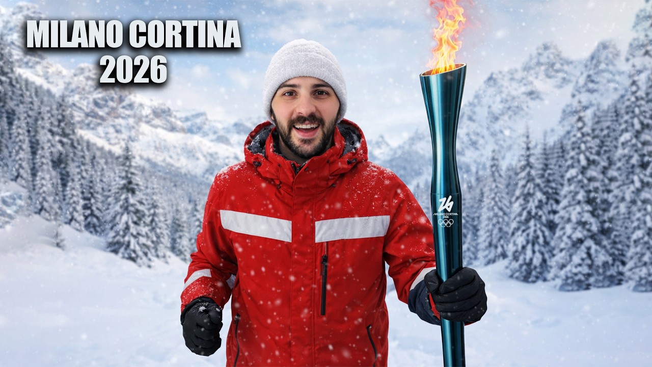 Ho costruito la TORCIA OLIMPICA! (Olimpiadi Milano Cortina 2026)