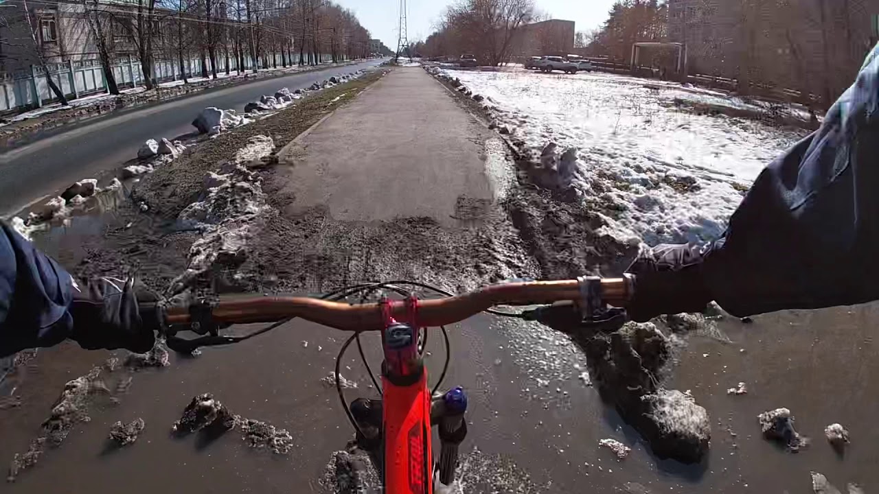Первый снег!!! Прокатился немного)