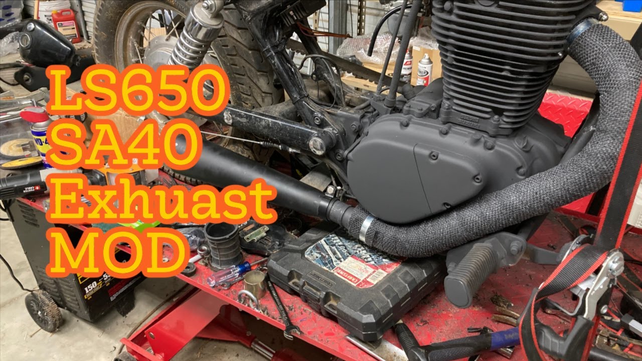 Changing the look and sound of your Suzuki LS650 or S40 with this MOD
