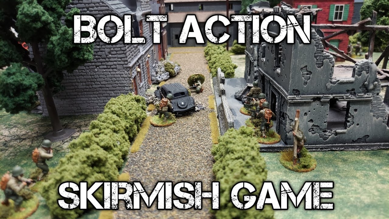 Bolt Action / Unofficial Skirmish rules / scenaio Saving Private Ryan Caparzo down