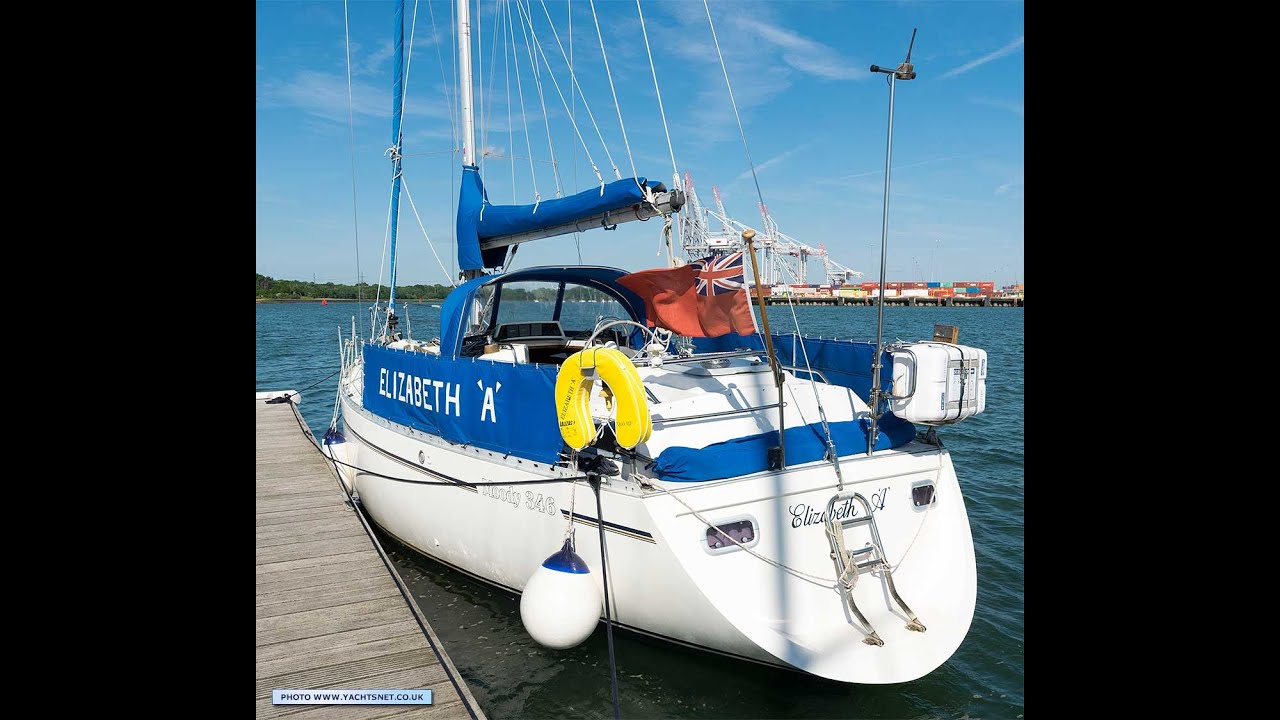 Moody 346 bilge keel yacht 