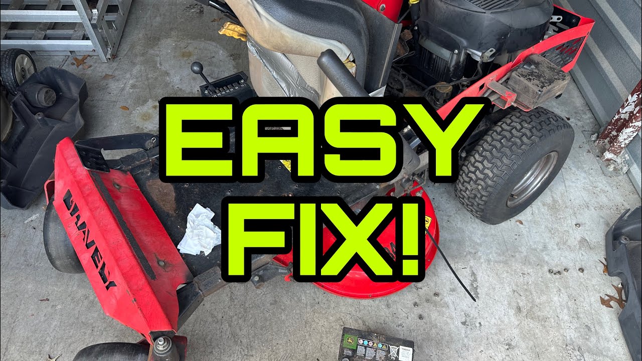 Mower won’t start - Clicks instead of crank - Try this! Zero Turn (Gravely ZT34) or similar