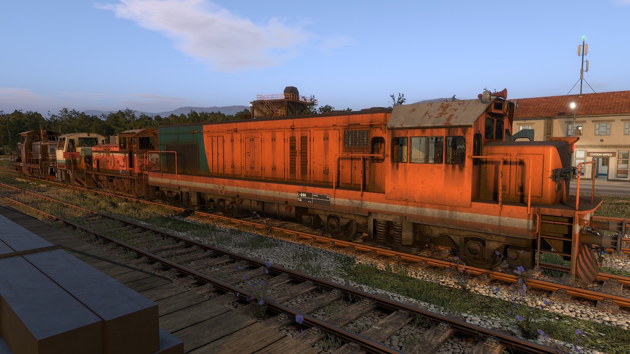 Derail Valley - Museum Loco Conga Line Setup