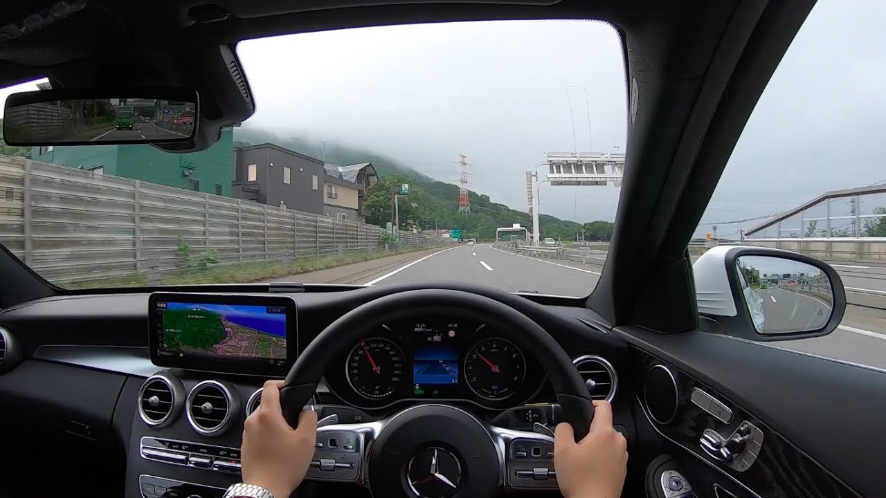 【試乗動画】2019 メルセデスベンツ Cクラス C200 AVANTGARDE 4MATIC AMGライン 市街地/高速試乗