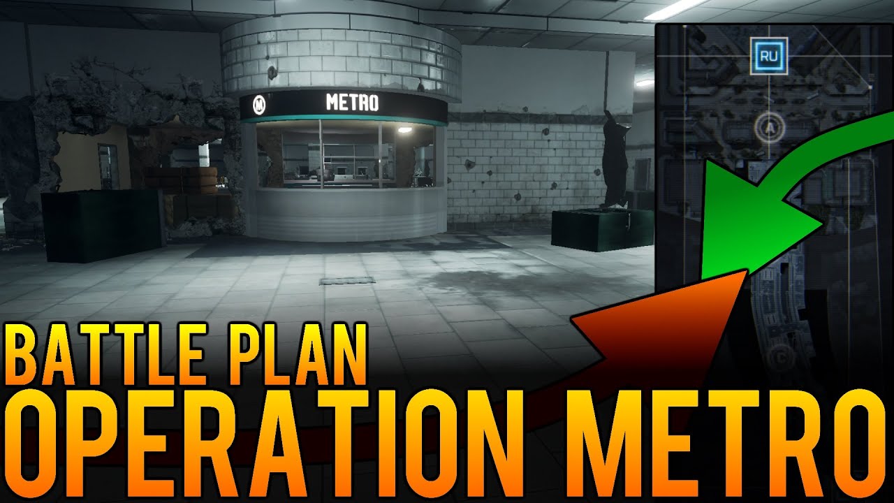 Battle Plan - Operation Metro - Battlefield 4 (BF4) Conquest Map Strategy