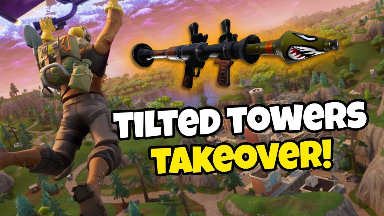 TILTED TOWERS TAKEOVER! - 13 Kills Solo Win: FORTNITE