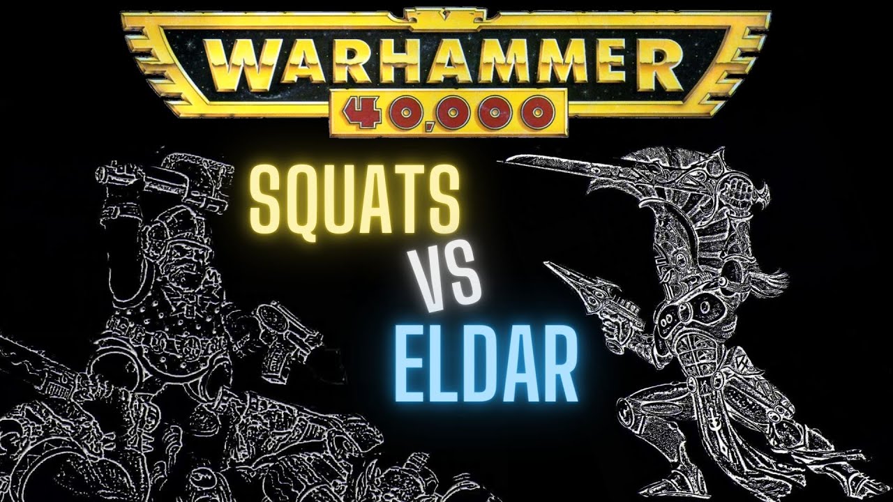 40k 2nd Ed Battle Report (14) Squats vs Eldar 1500pts
