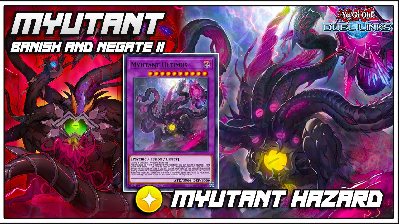 MYUTANT Psychics Evolve — Banish, Summon & Negate!! | New Psychic Archetype [ Yu-Gi-Oh Duel Links ]