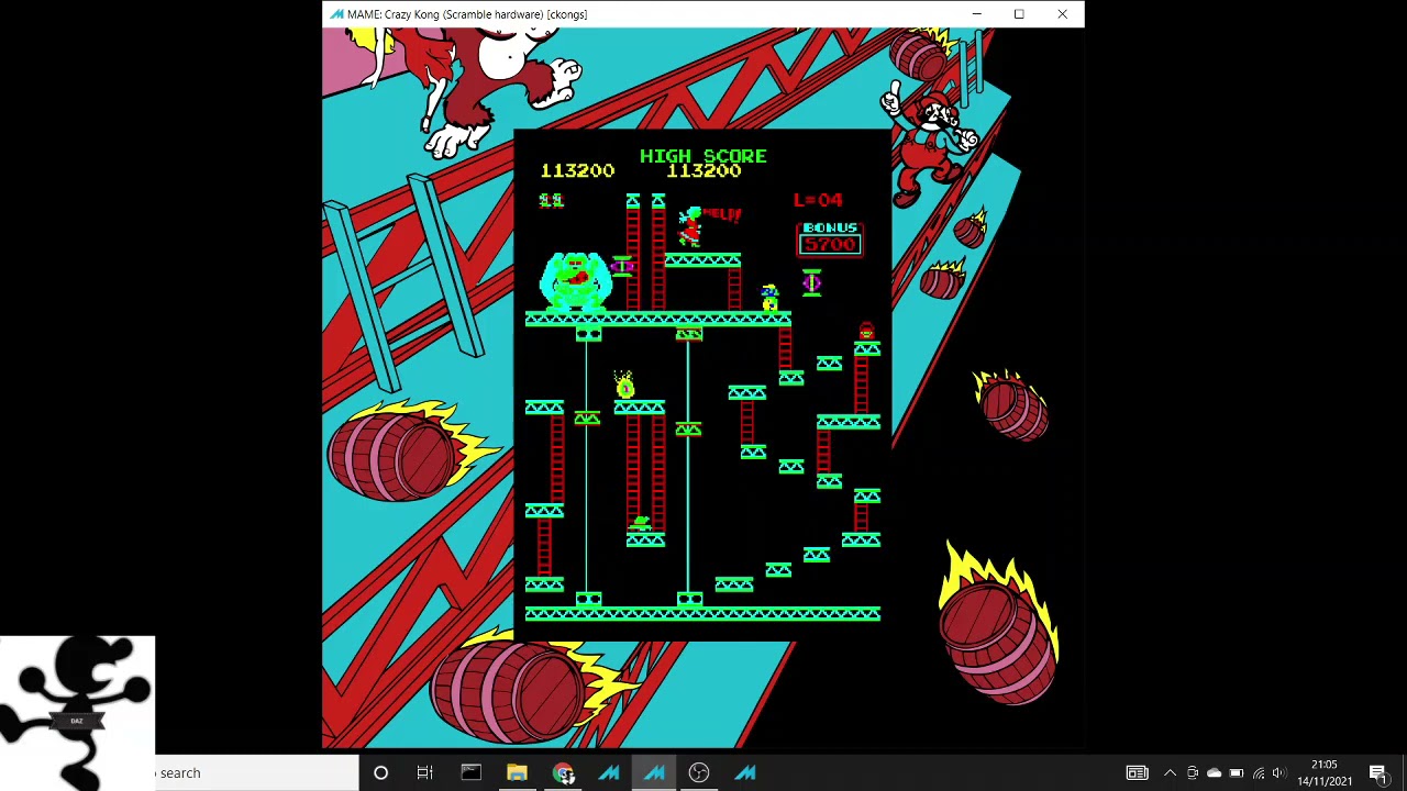 Crazy Kong (Scramble Hardware) 328,900 [MAME[ [ckongs]