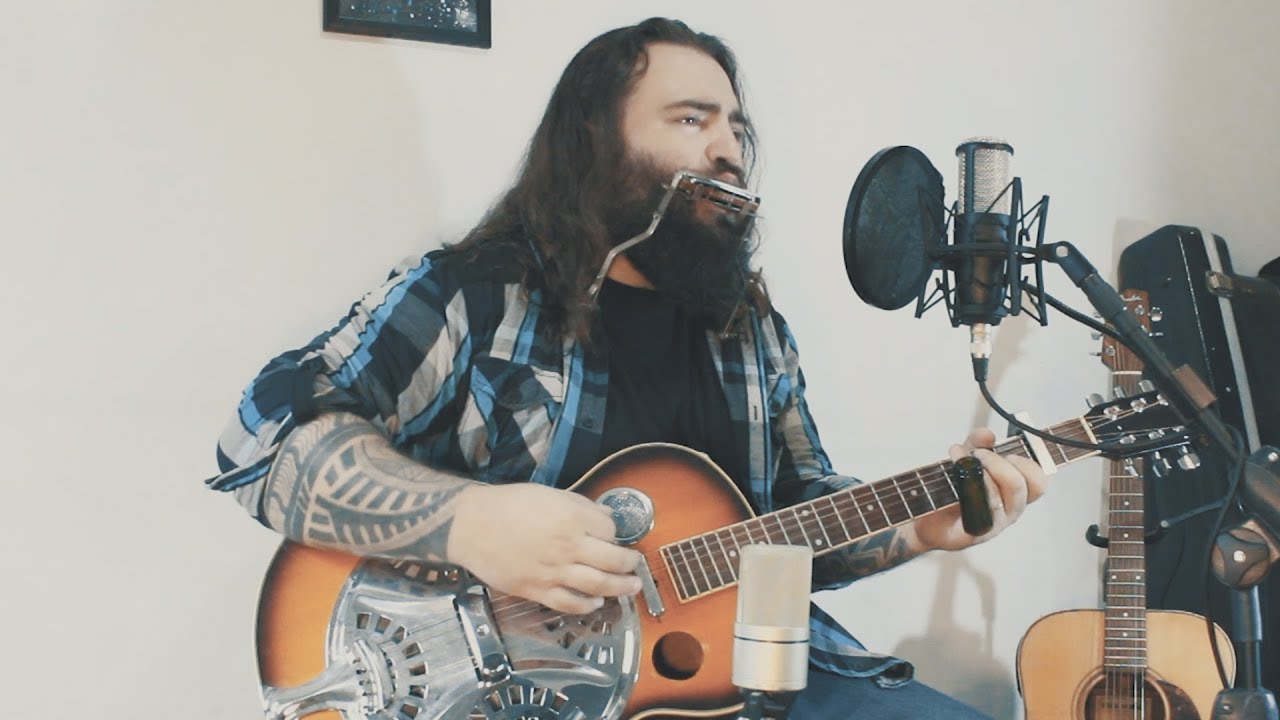 Portas fechadas te levam pra frente - EP Tempo &eacute; Rei - Folk - Gravando em casa - Viol&atilde;o Gaita e Voz