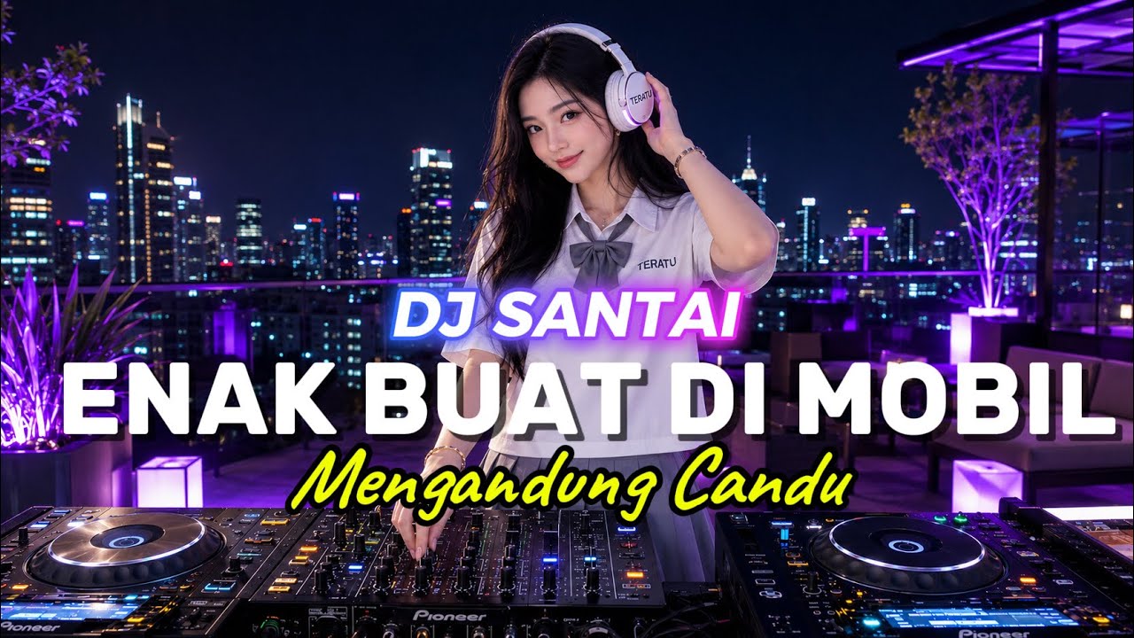 DJ SANTAI🎵 ENAK DI MOBIL | BIKIN CANDU SECANDU CANDUNYA | SLOW REMIX