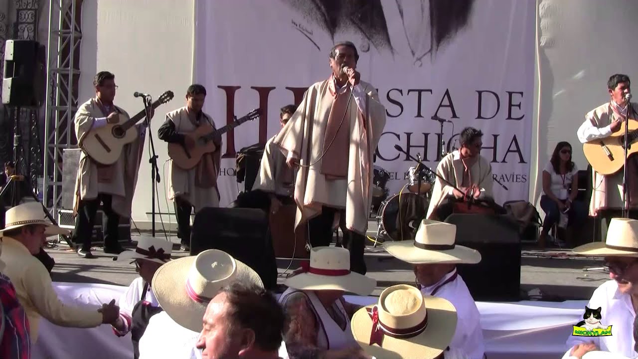 Marinera Arequipeña y Pampeña por los Montoneros de Cayma en el III Fiesta de la Chicha 2015