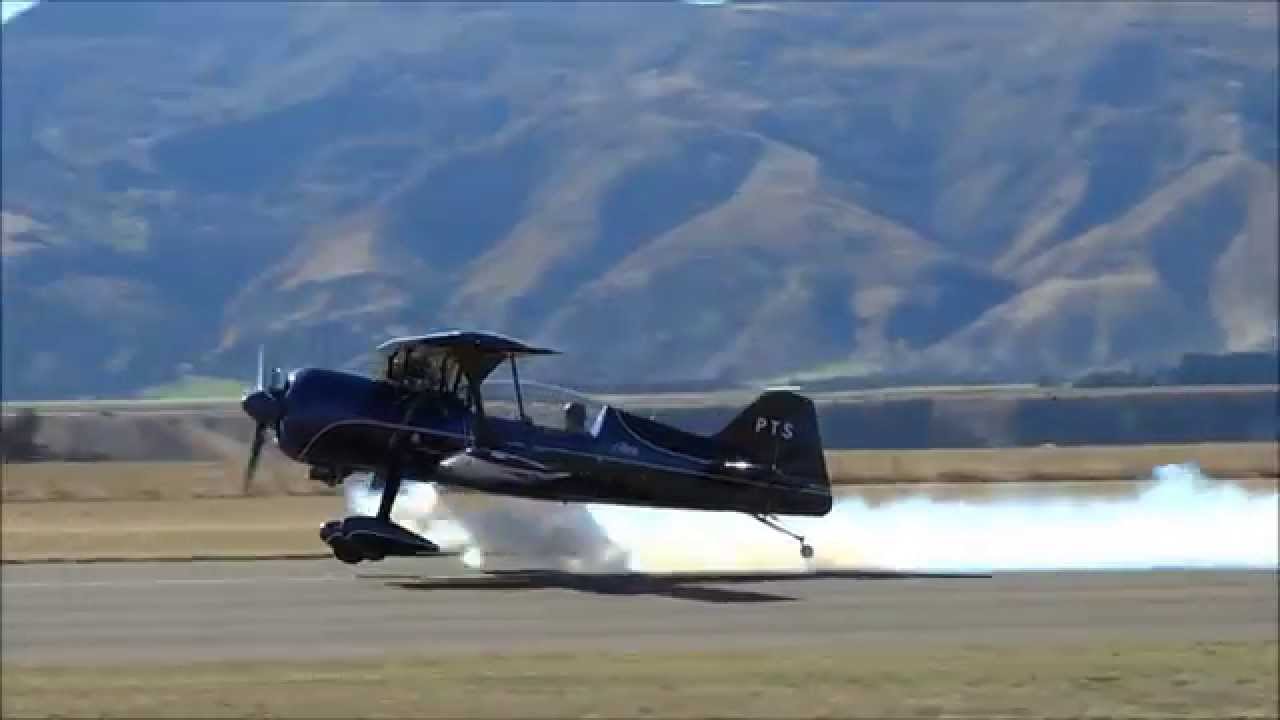 Pitts 12 Aerobatics at Warbirds Over Wanaka.