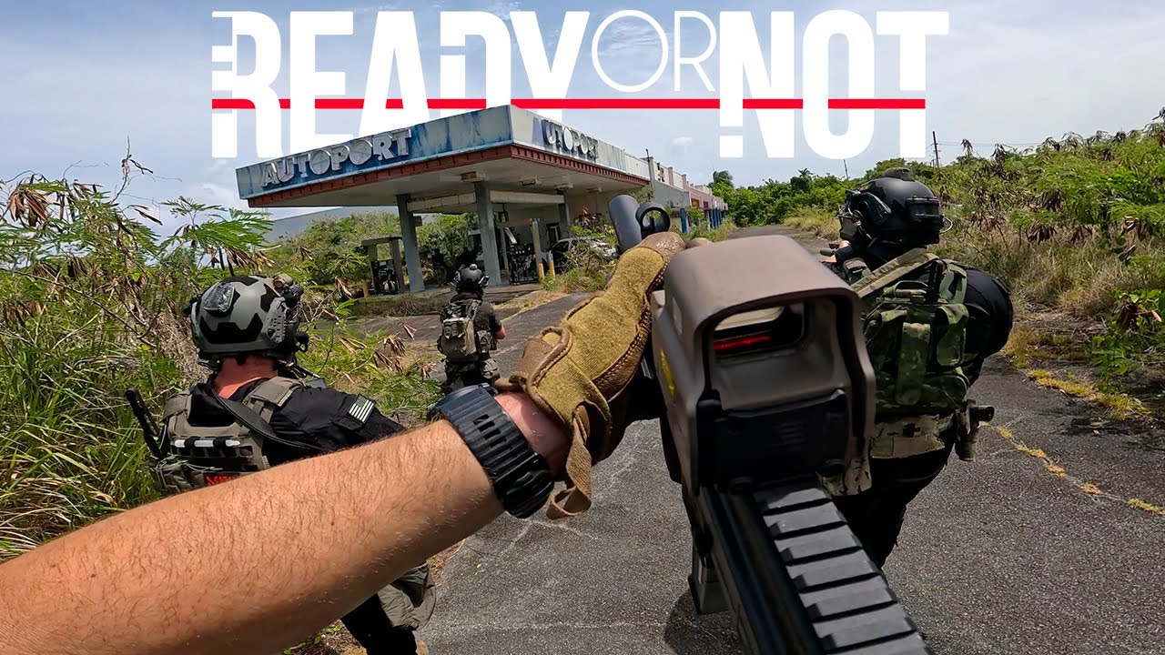 US Army Rangers Try Real Life SWAT Simulator - Ready Or Not Airsoft!