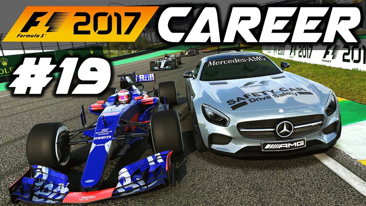F1 2017 Career Mode Part 19: INSANE PENALTIES IN BRAZIL!