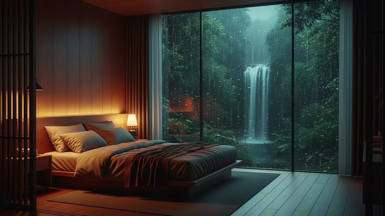 Thunderstorm in a Traditional Japanese House – Deep Rain Ambience for Sleep, Study & Inner Peace