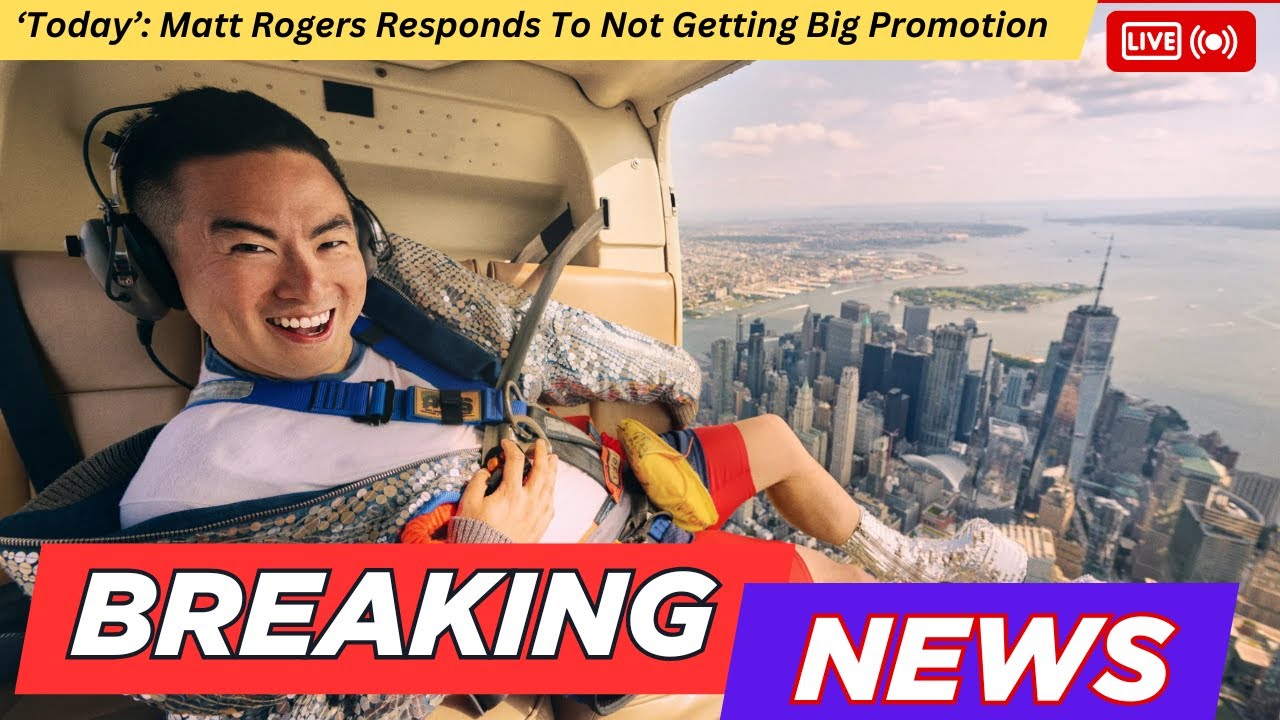 ‘Today’: Matt Rogers Responds To Not Getting Big Promotion
