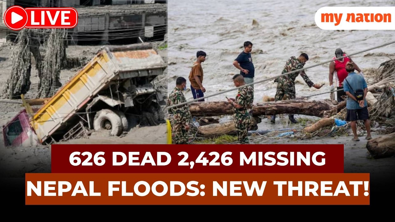 Nepal Floods LIVE 🔴: 626 Dead, 2,426 Missing | Trishuli Rescue & Rasuwa Tunnel Operation