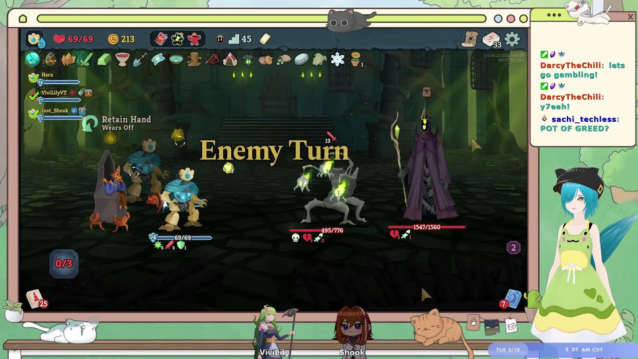 Slay the spire 2: This game is kind of addicting haha.