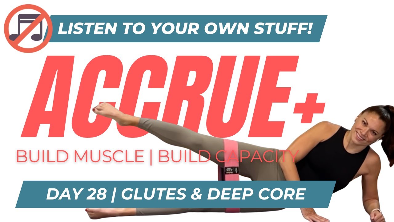 DAY 28 No Music, Only Beeps | Glutes & Deep Core