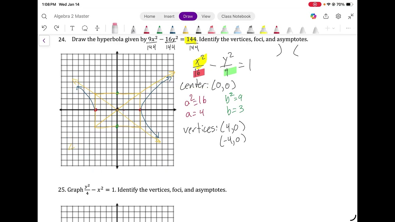 Chapter 10   Graphing a Hyperbola Example 1