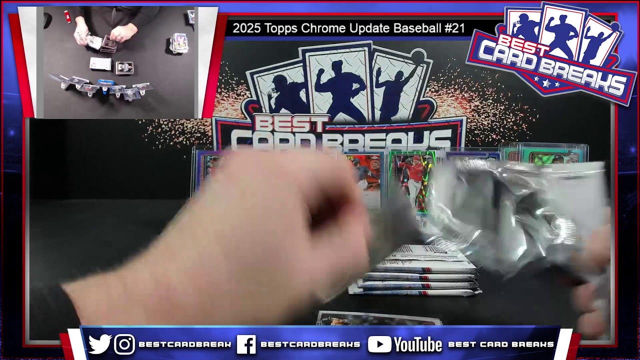 2025 Topps Chrome Update Baseball #21 - Mega 20 Box Case Pick Your Team- 1/23/26