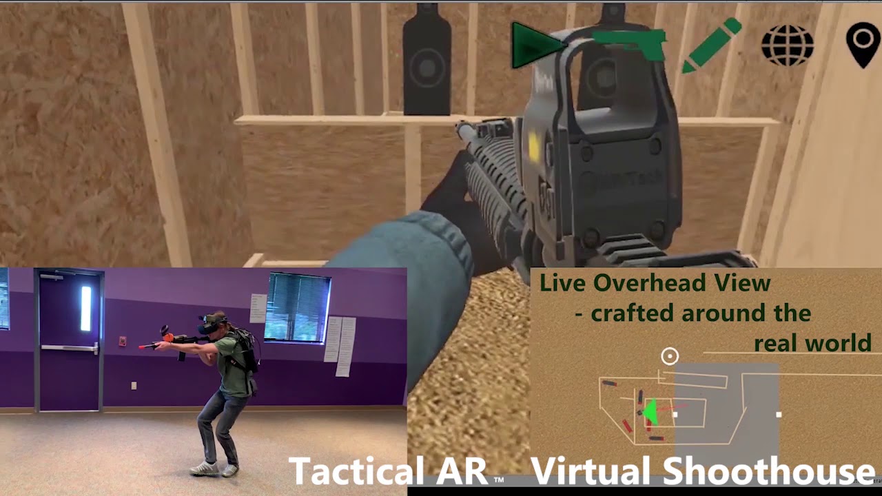 Tactical AR Virtual Shoothouse