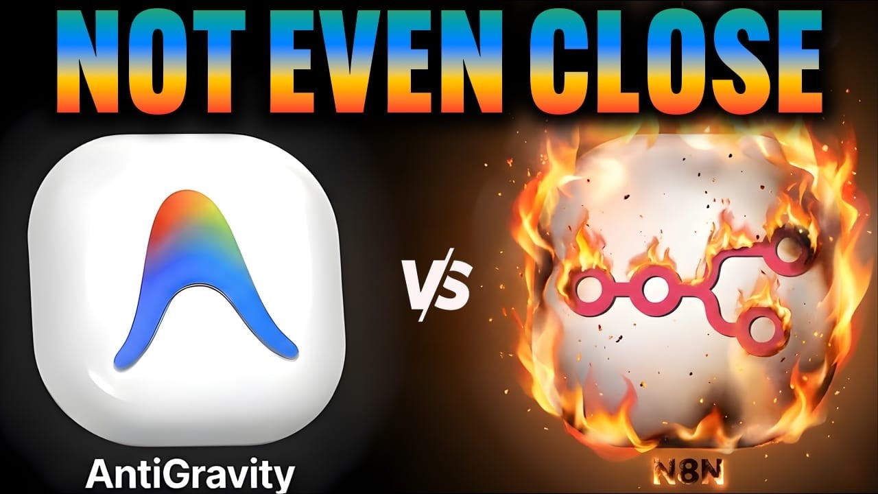 Agency NEW Gsoogle Antigravity DESTROYS N8N? (FREE!) 🤯