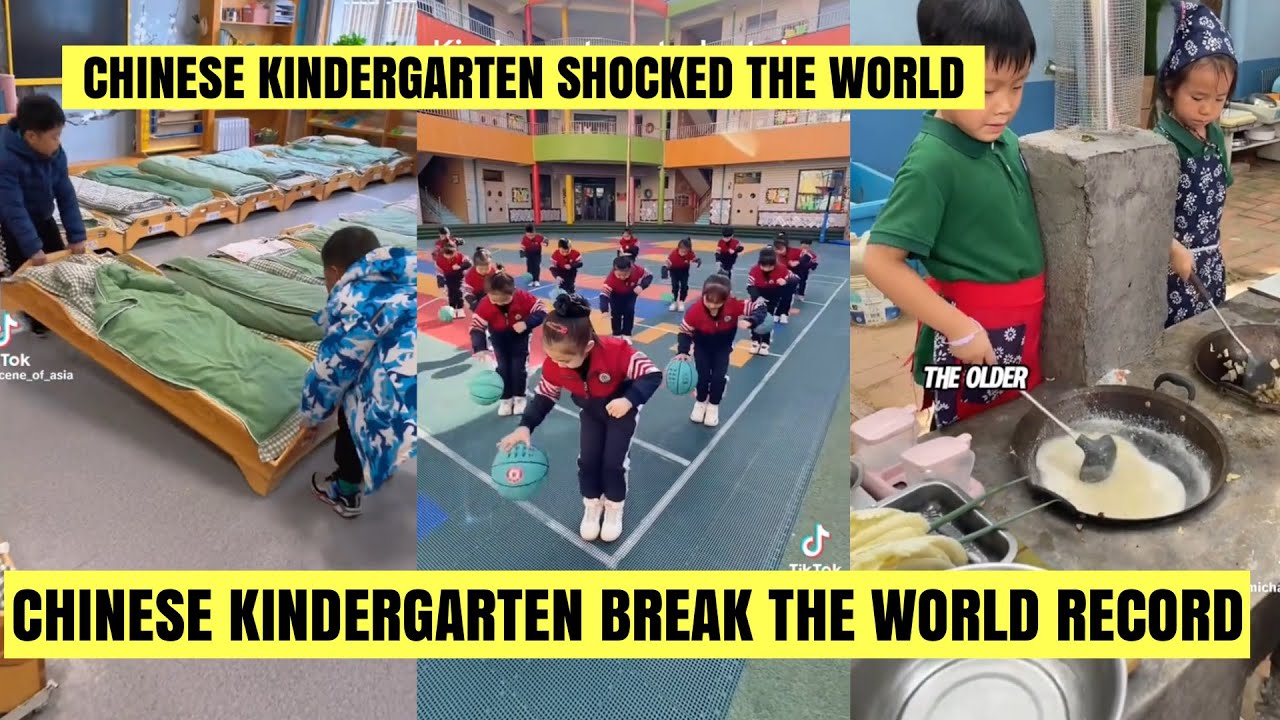 Chinese kindergarten Breaking World Records- Chinese Kindergarten Activities left the world shock