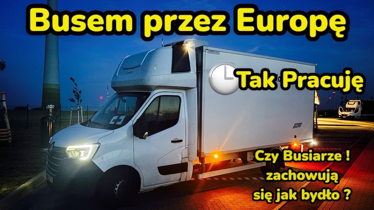 Busem przez EUROPĘ  ! CO SIĘ DZIEJE NA GRANICY Polskiej ?  ! #vlog51