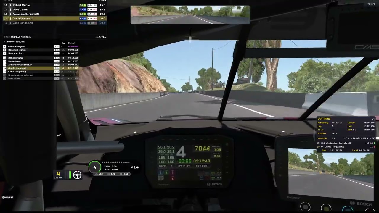 iracing mount panorama circuit gt3 fixed