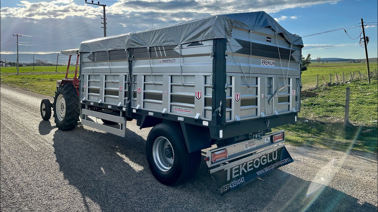 YENİ TEKEOĞLU 10 TON PREMIUK TEK DİNGİL RÖMORK