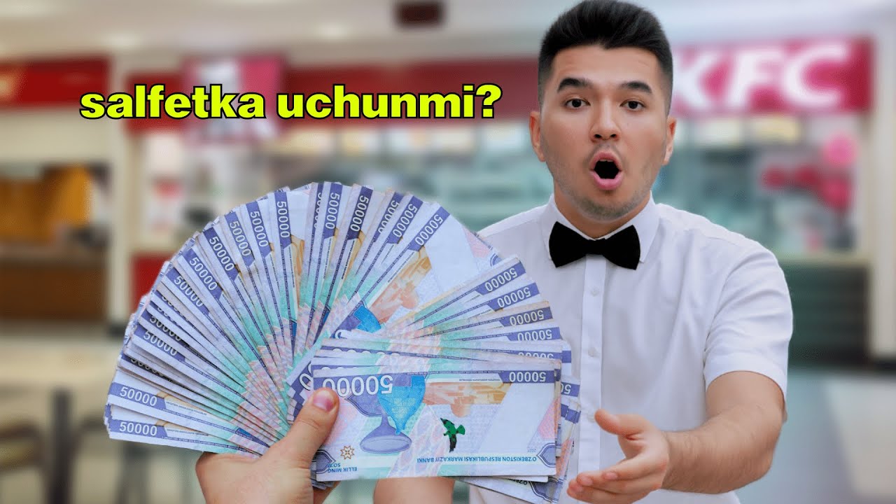 SALFETKA BUYURTMA QILIB 16’000’000 SO’M BERIB KETTIM!