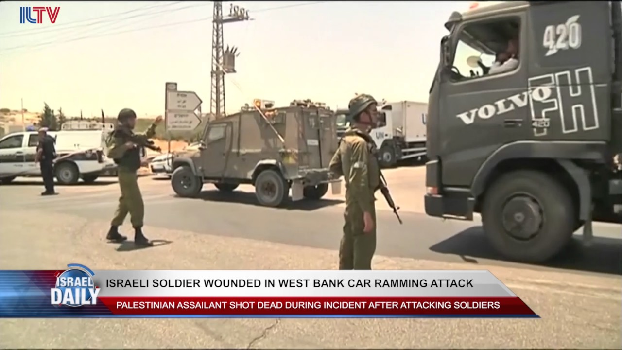 Israeli Soldier Wounded in West Bank Ramming Attack