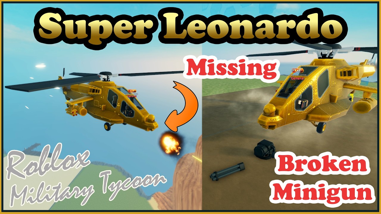 Super Leonardo, Dogfight Helicopter? Military Tycoon Roblox