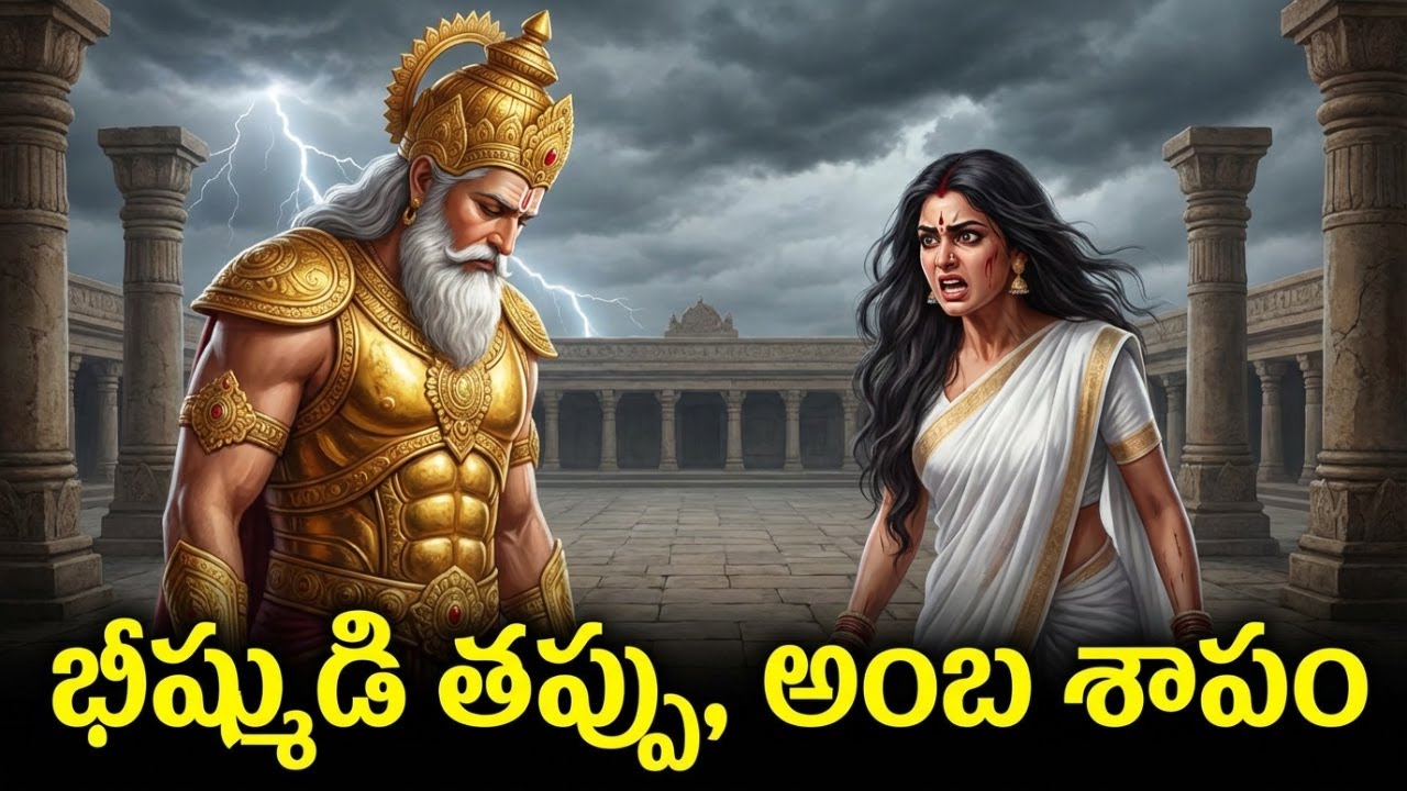 భీష్ముడు చేసిన భయంకరమైన తప్పు! అంబ జీవితం నాశనం? | Mahabharatam Amba Story