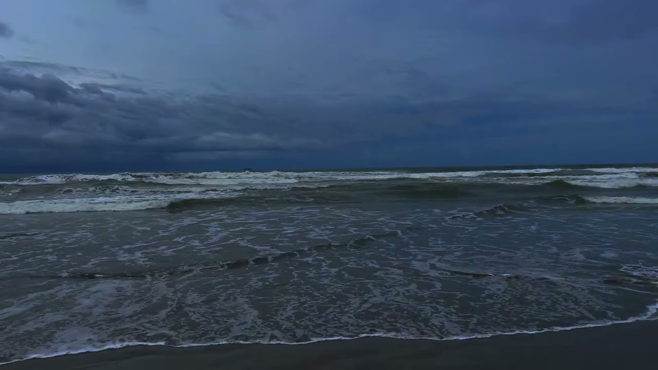 Ocean Waves, Wave Noise, Sea Sounds,Sea Waves to Fall Asleep🌙Night Ocean for Deep Sleep