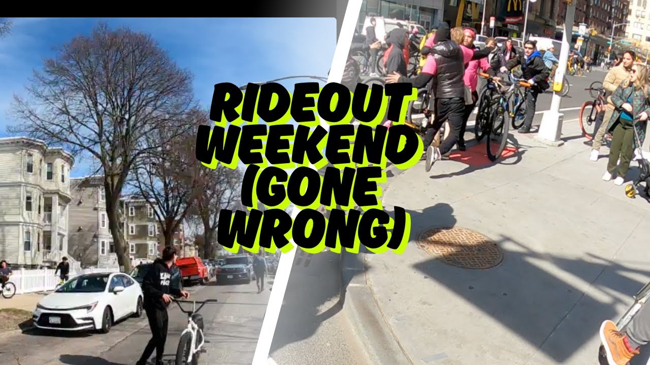 Rideout weekend (Boston and NY) POLICE CHASE AND VIOLATION MUST WATCH!!!😨