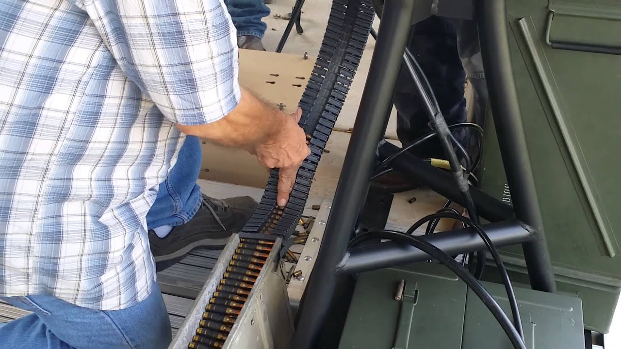 Texas NFA Gun Trust:  Feeding the Minigun at the Leona Texas July 4th Machinegun Shoot!